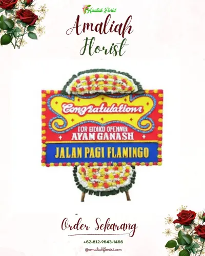 Bunga Papan Congratulation di Sindanggalih